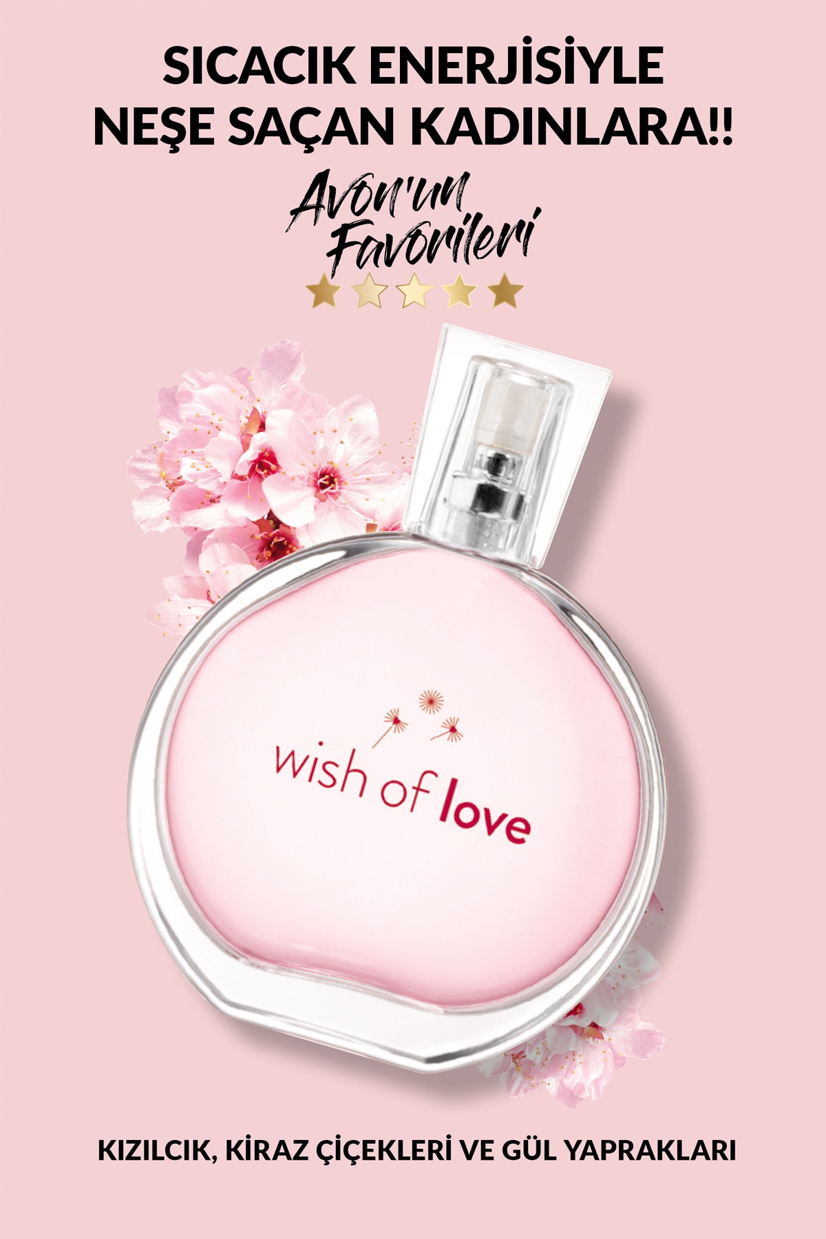 Wish Of Love Kadın Parfüm Edt 50 Ml. Üçlü Set