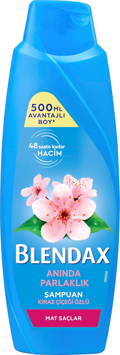 Anında Parlaklık ve Yumuşaklık Kiraz Çiçeği Özlü Şampuan 500 ML