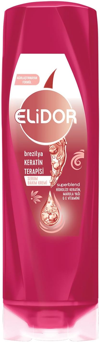 Serum Bakım Kremi Brezilya Keratin Terapisi Hidrolize Keratin Marula Yağı E Vitamini 350 ML