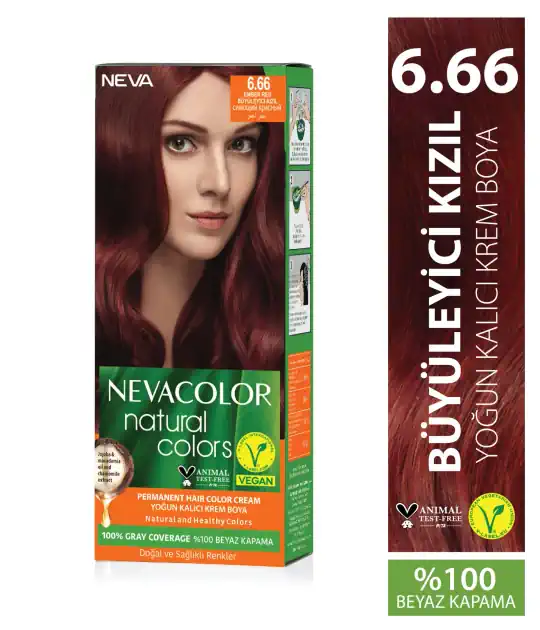 Natural Colors Saç Boyası 6.66 Büyüleyici Kızıl