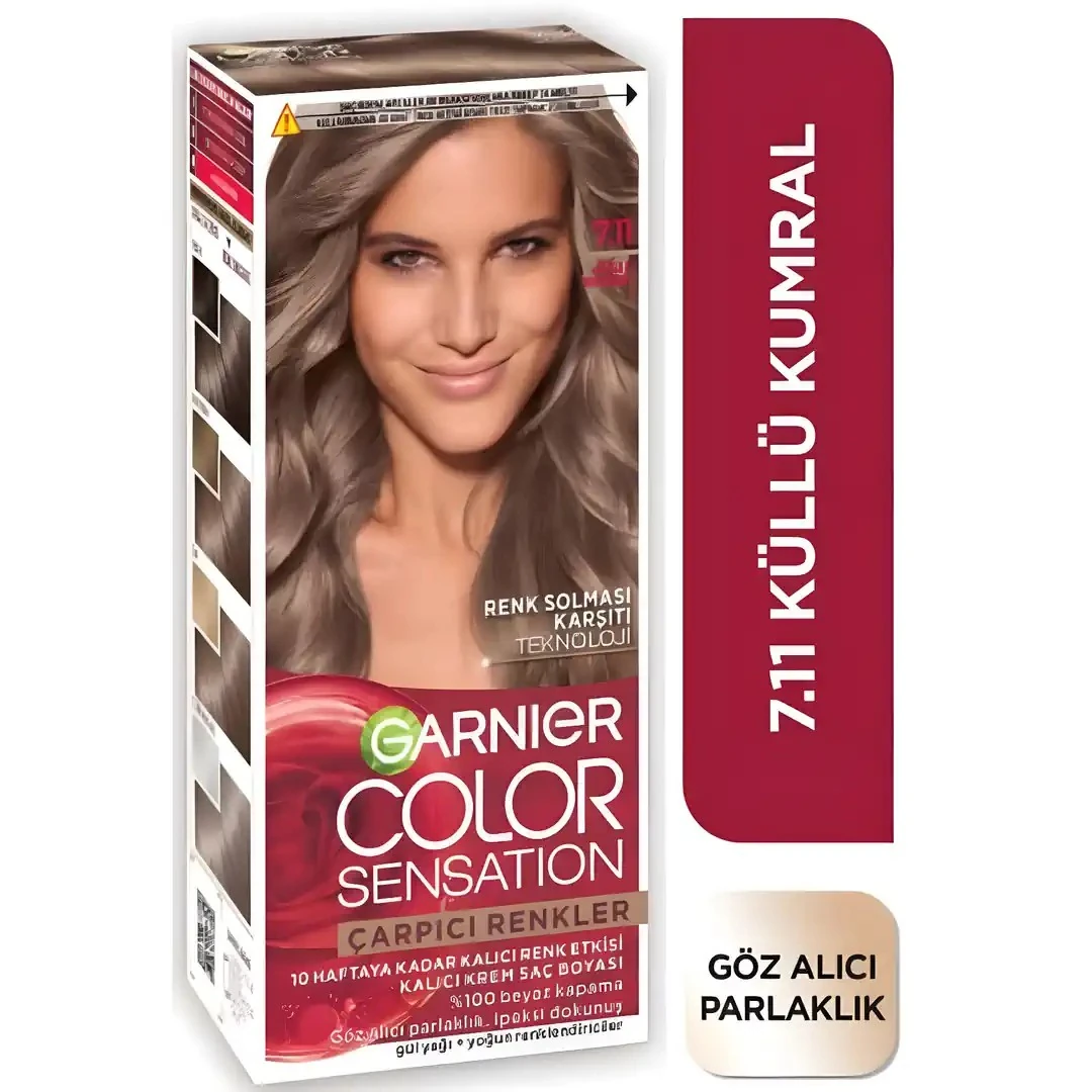 Çarpıcı Renkler Yoğun Kalıcı Krem Saç Boyası 7.11 Küllü Kumral