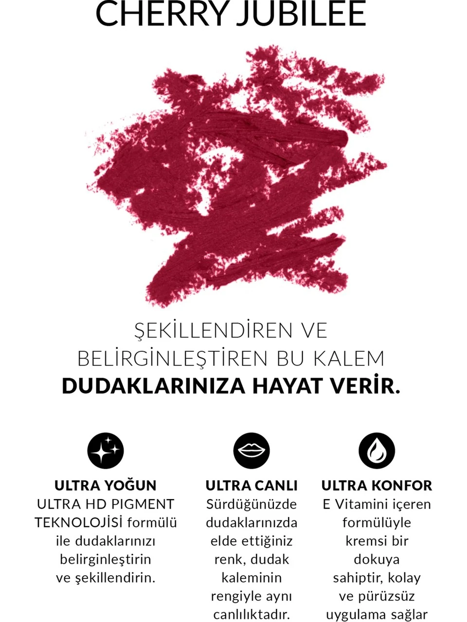 Ultra Colour Dudak Kalemi Cherry Jubilee