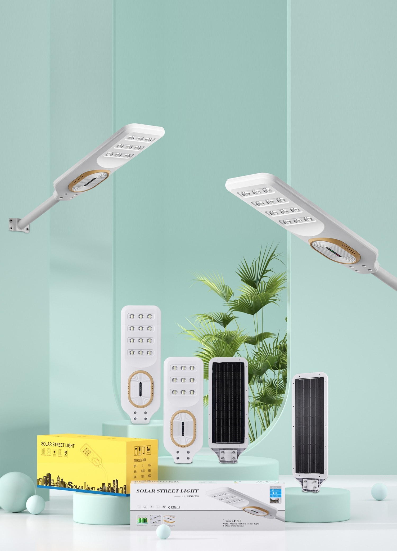 Wevolt PREMİUM HB-800 400W SOLAR LED Aydınlatma Bahçe Sokak Direk Armatürü. SOLAR AYDINLATMA.(30A.LİFO4)