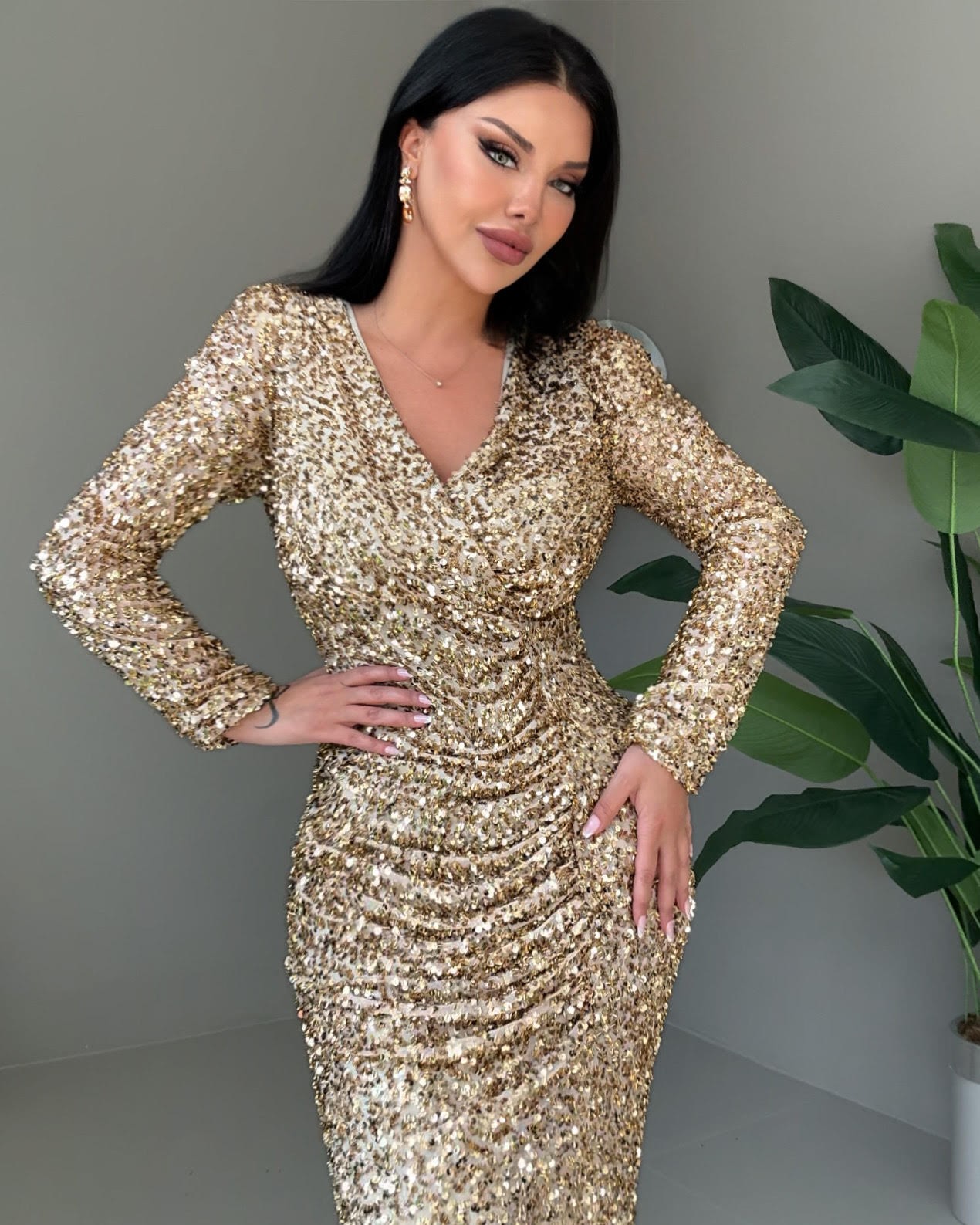 Sirena Abiye - GOLD