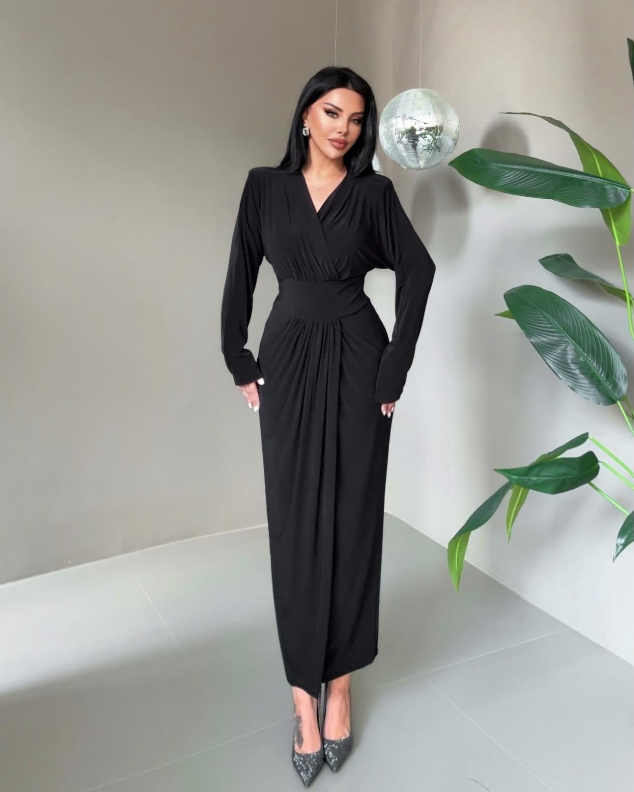 Etoile Elbise - SİYAH