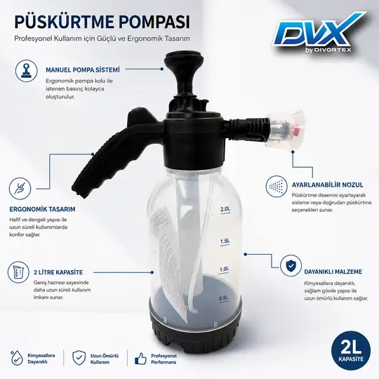DVX | Likit Püskürtme Pompası 2 L