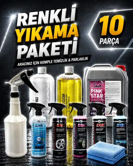Renkli Yıkama Paketi