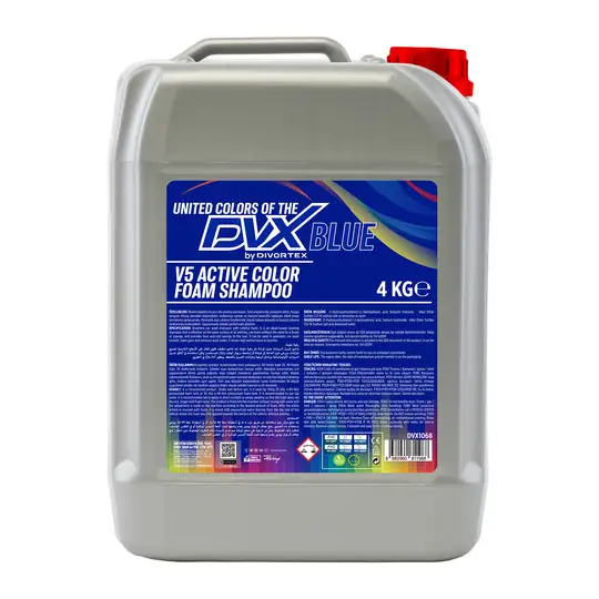 DVX | V5 Aktif Mavi  Renkli Köpüklü Şampuan ( 4 kg )
