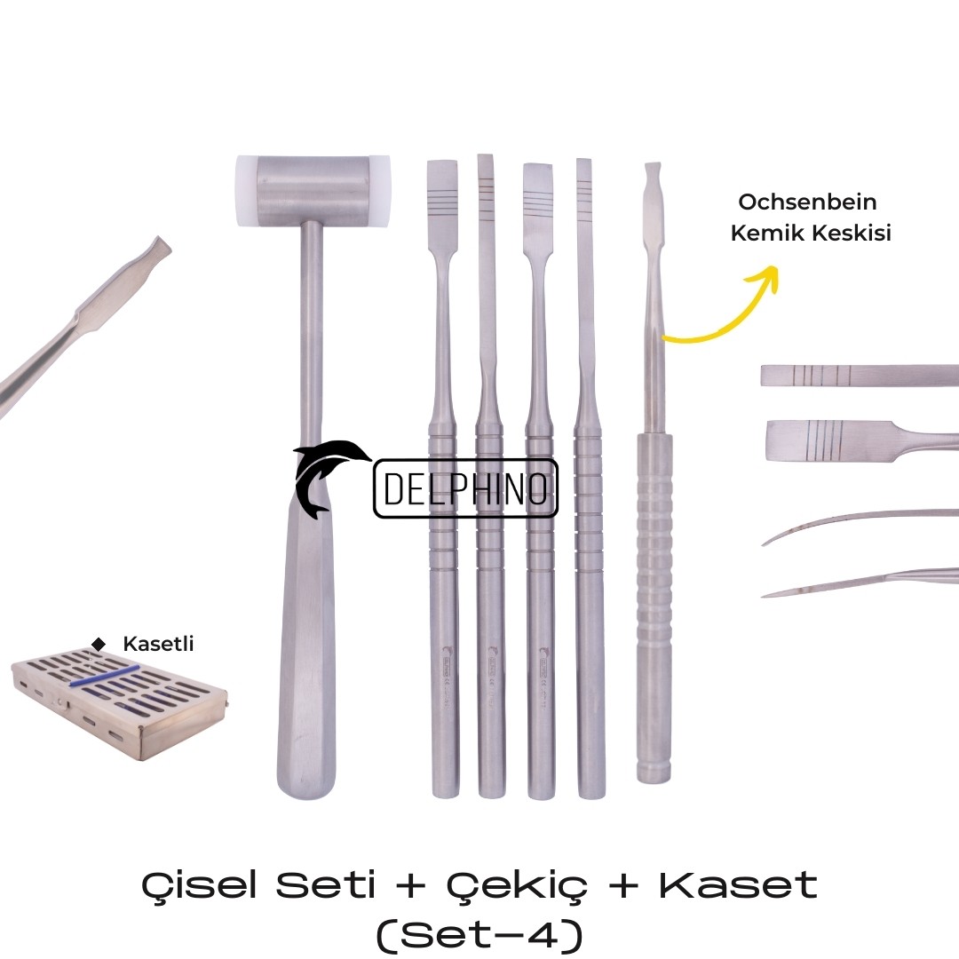 Çisel Seti + Çekiç + Kaset (Set-4)