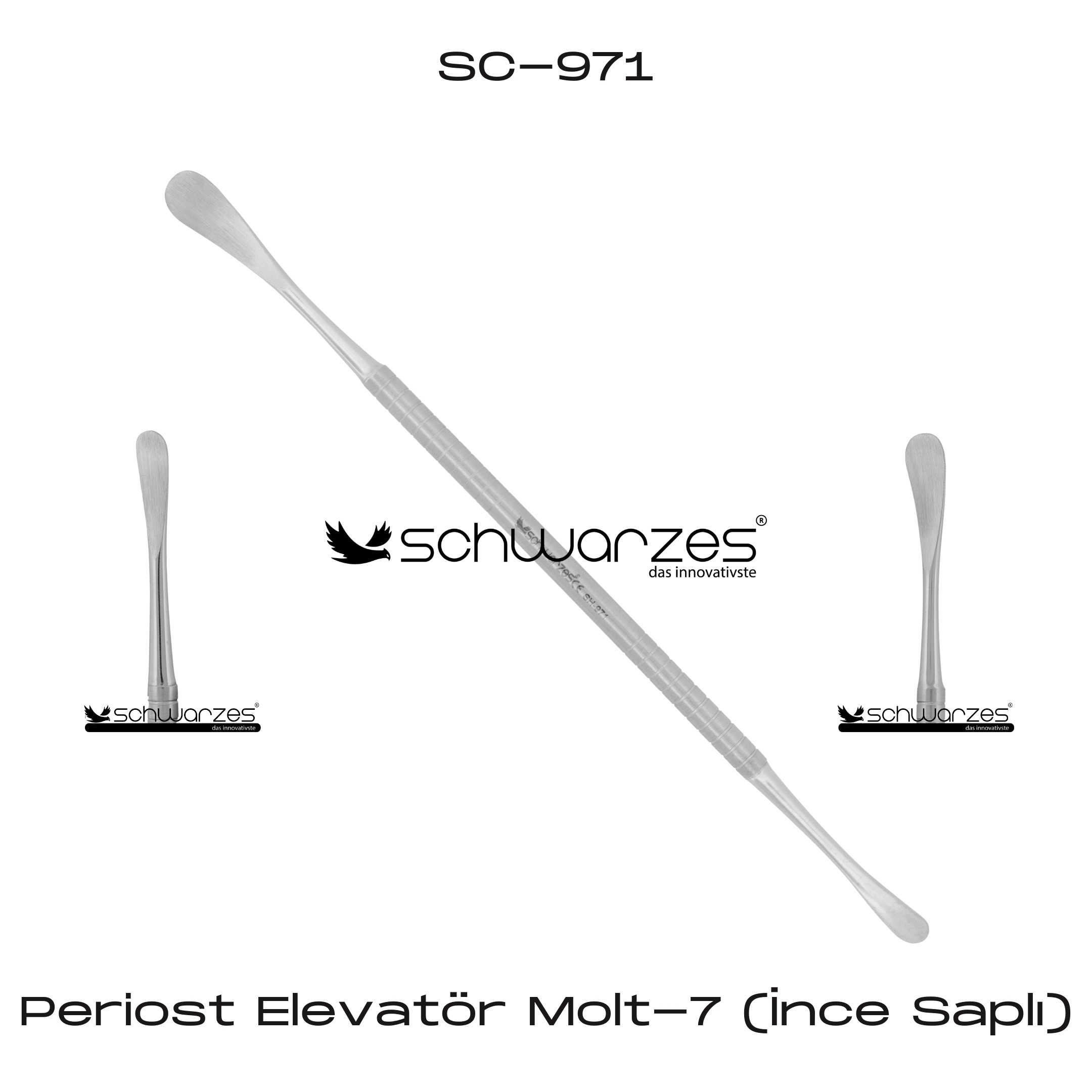 Periost Elevatör Molt-7 (İnce Saplı)