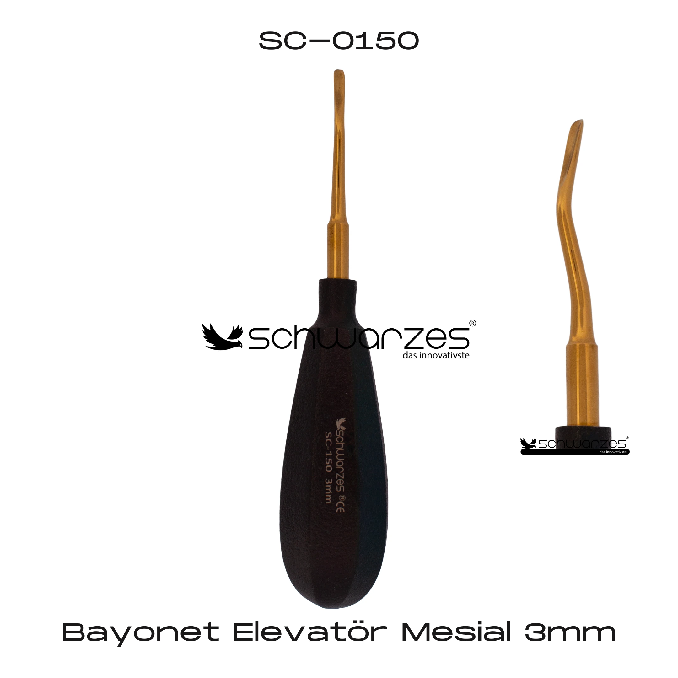 Bayonet Elevatör Mesial - 3mm
