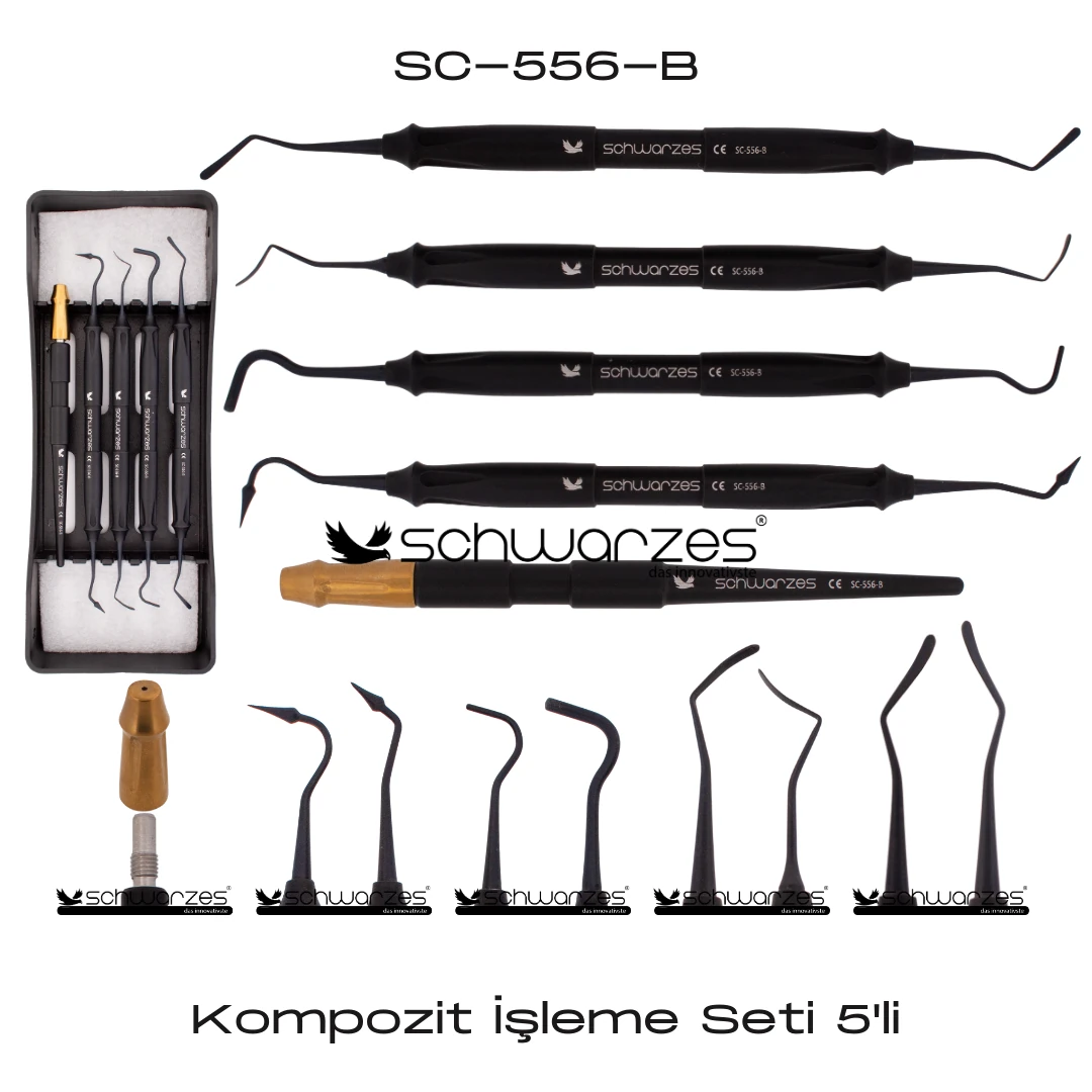Kompozit İşleme Seti 5'li