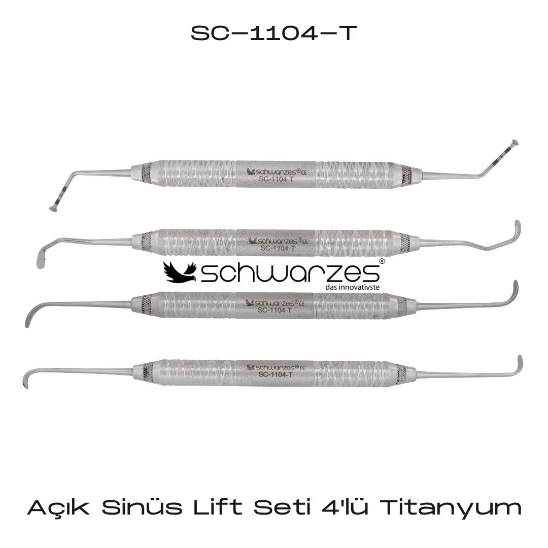 Açık Sinüs Lift Seti 4'lü - Titanyum
