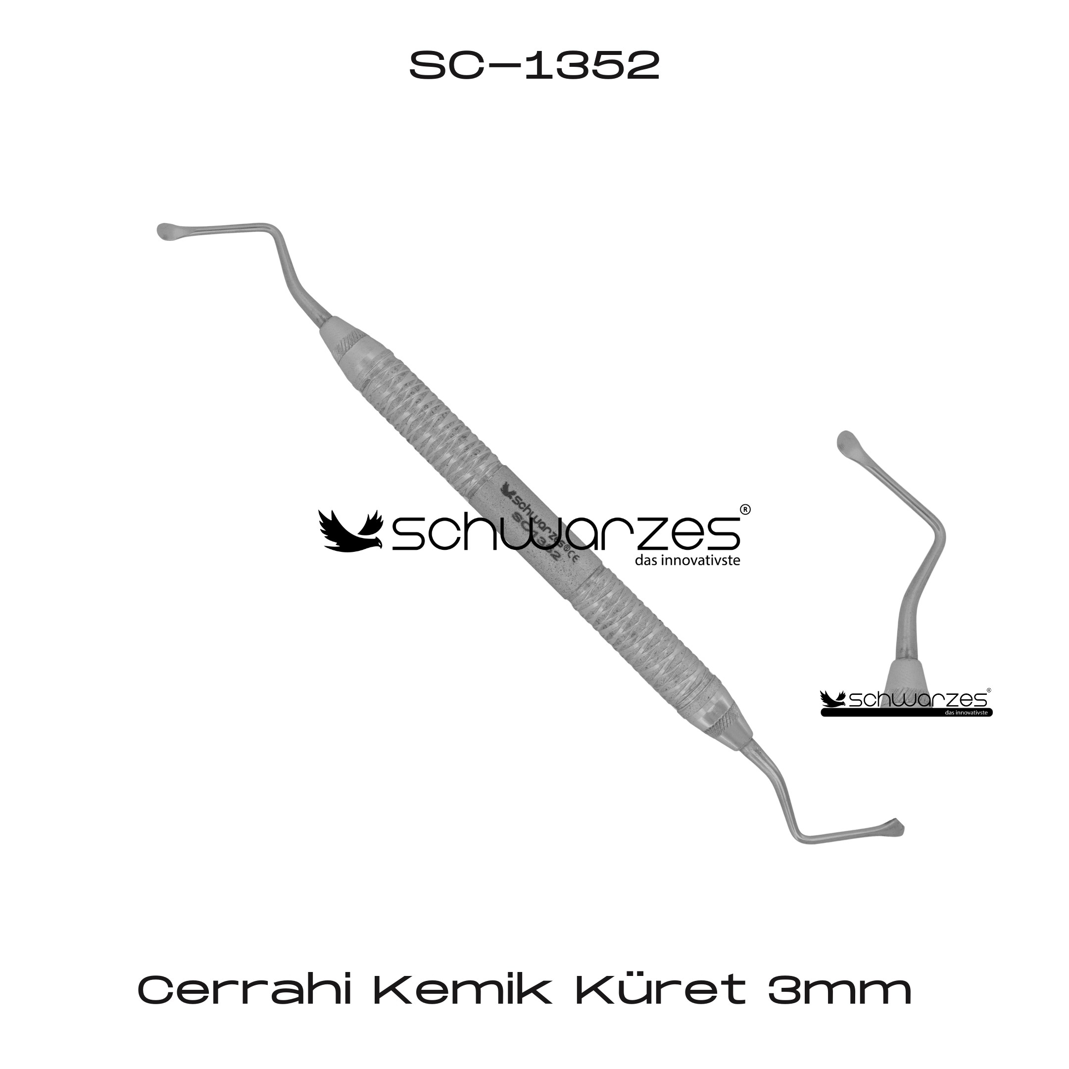 Cerrahi Kemik Küret - 3mm