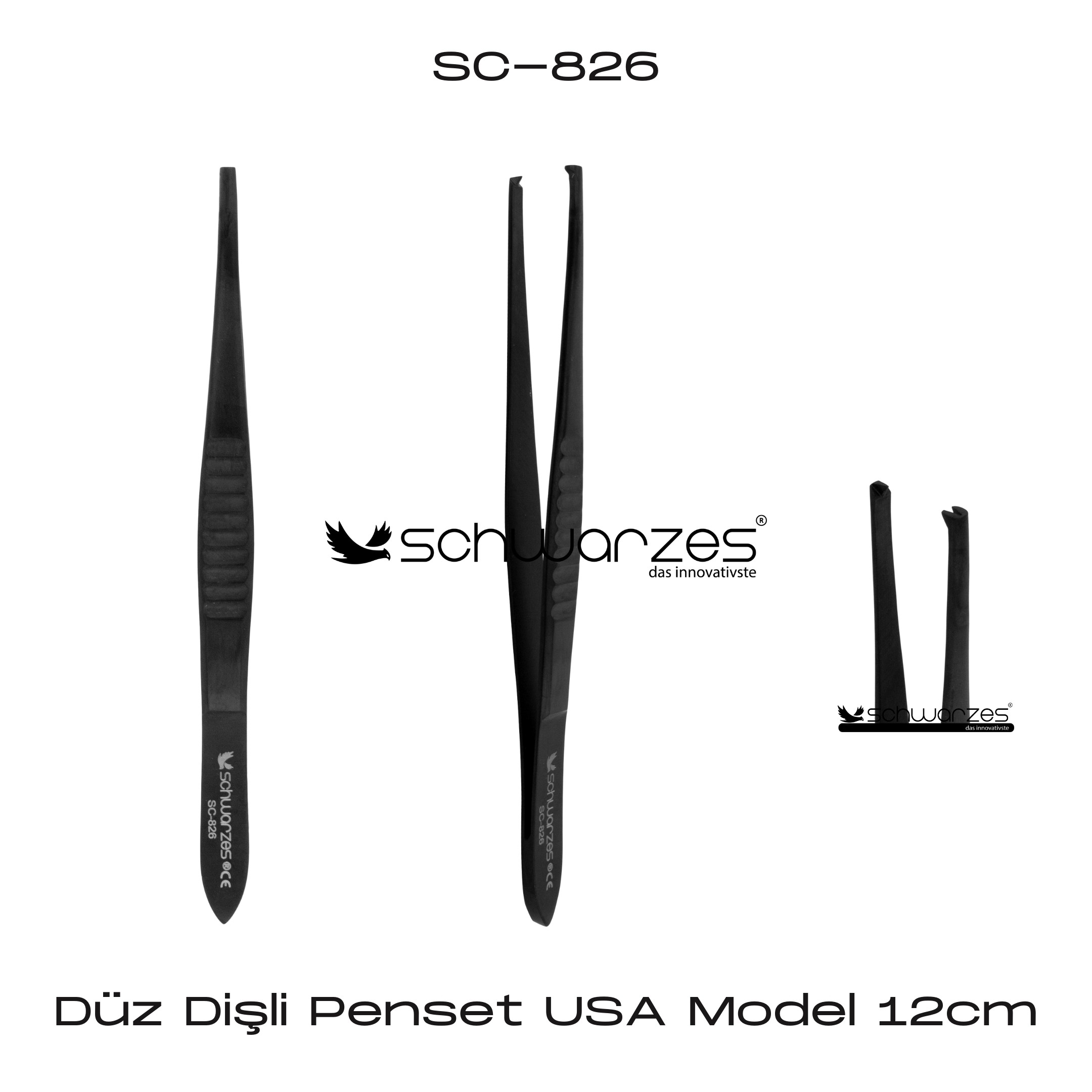 Düz Dişli Penset USA Model 12cm