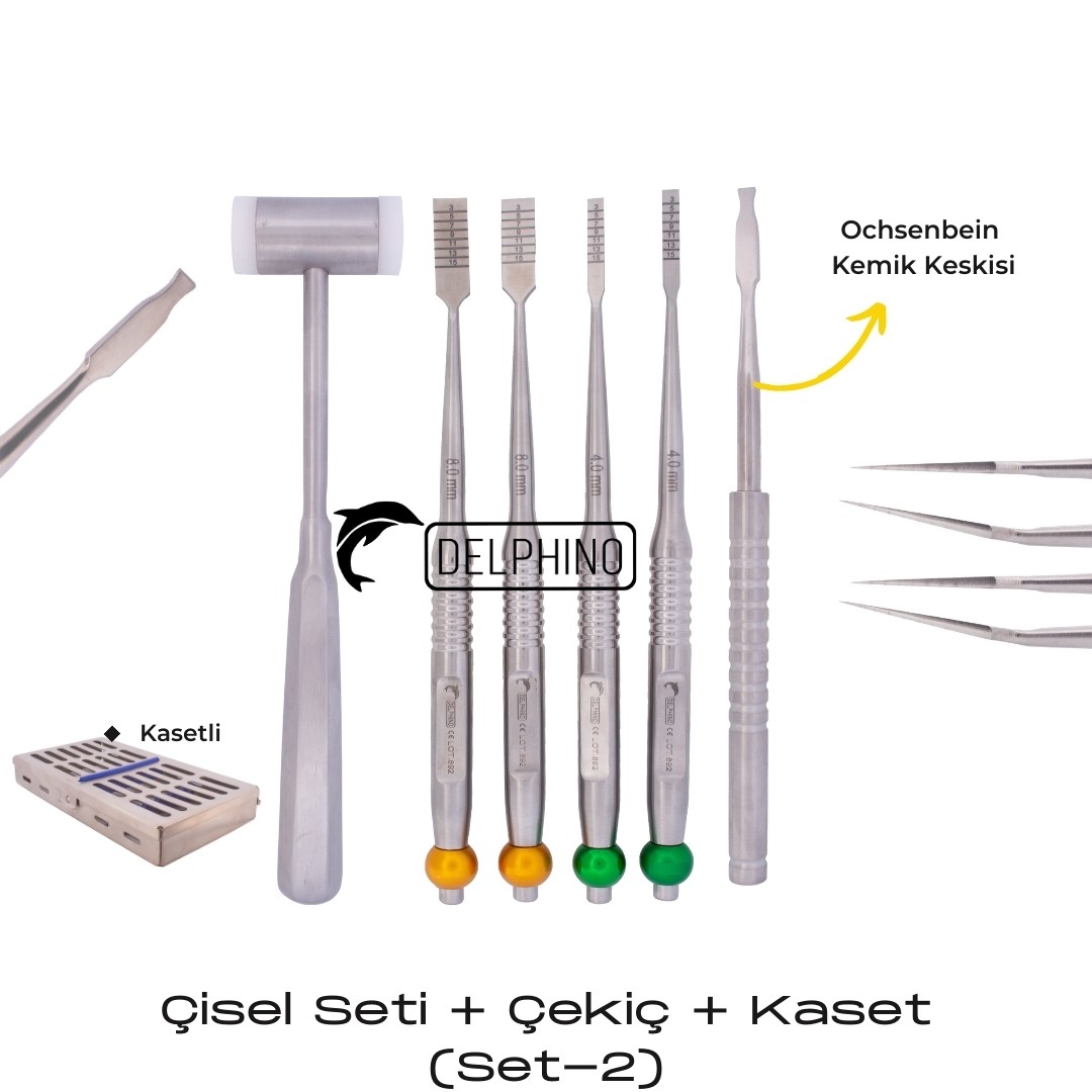 Çisel Seti + Çekiç + Kaset (Set-2)