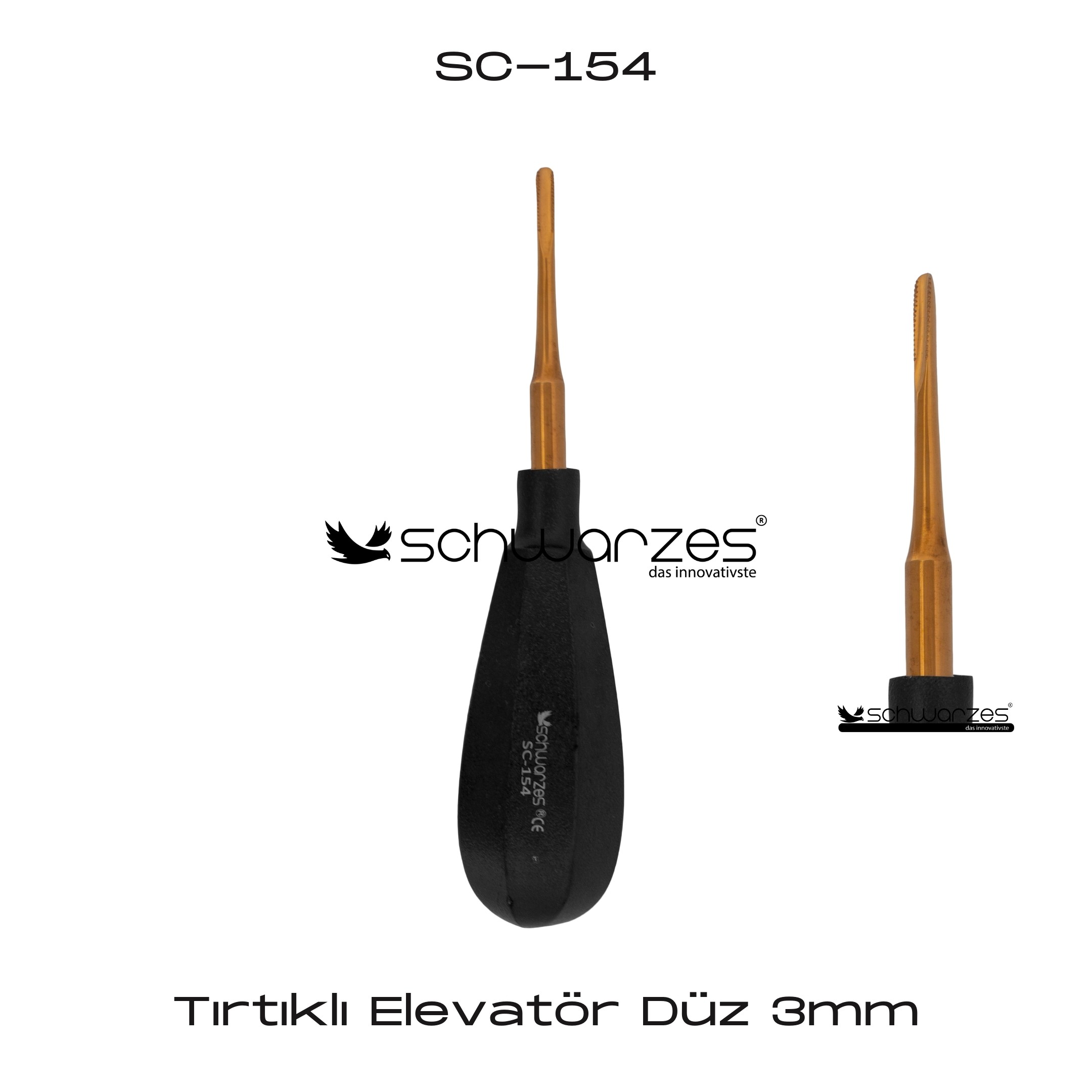 Tırtıklı Elevatör Düz - 3mm