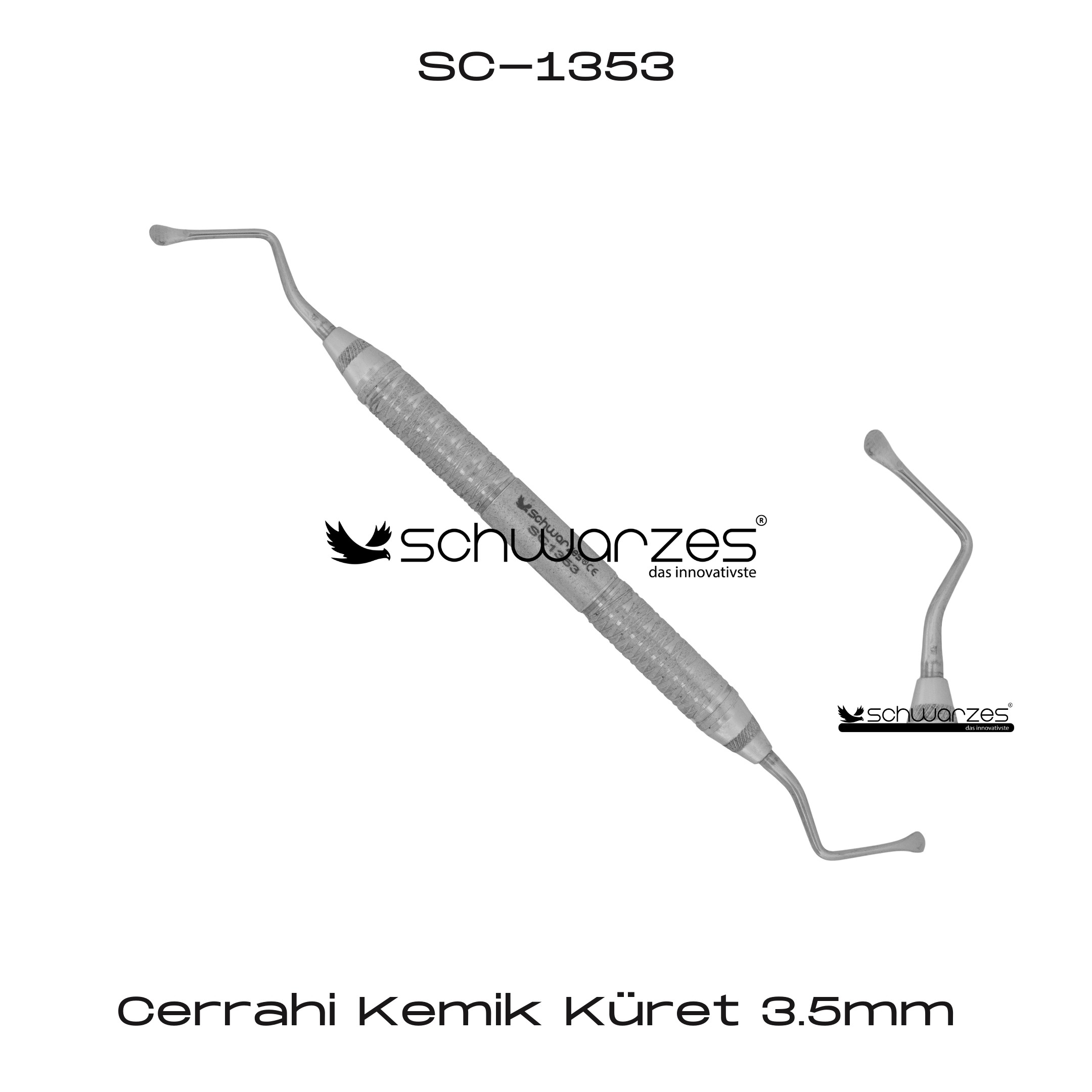 Cerrahi Kemik Küret - 3.5mm