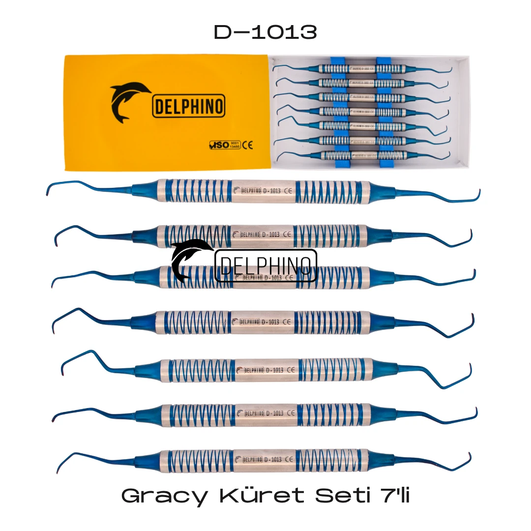 Gracy Küret Seti 7'li - Mavi