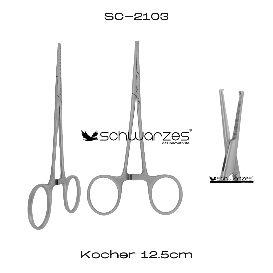 Kocher - Düz 12.5cm