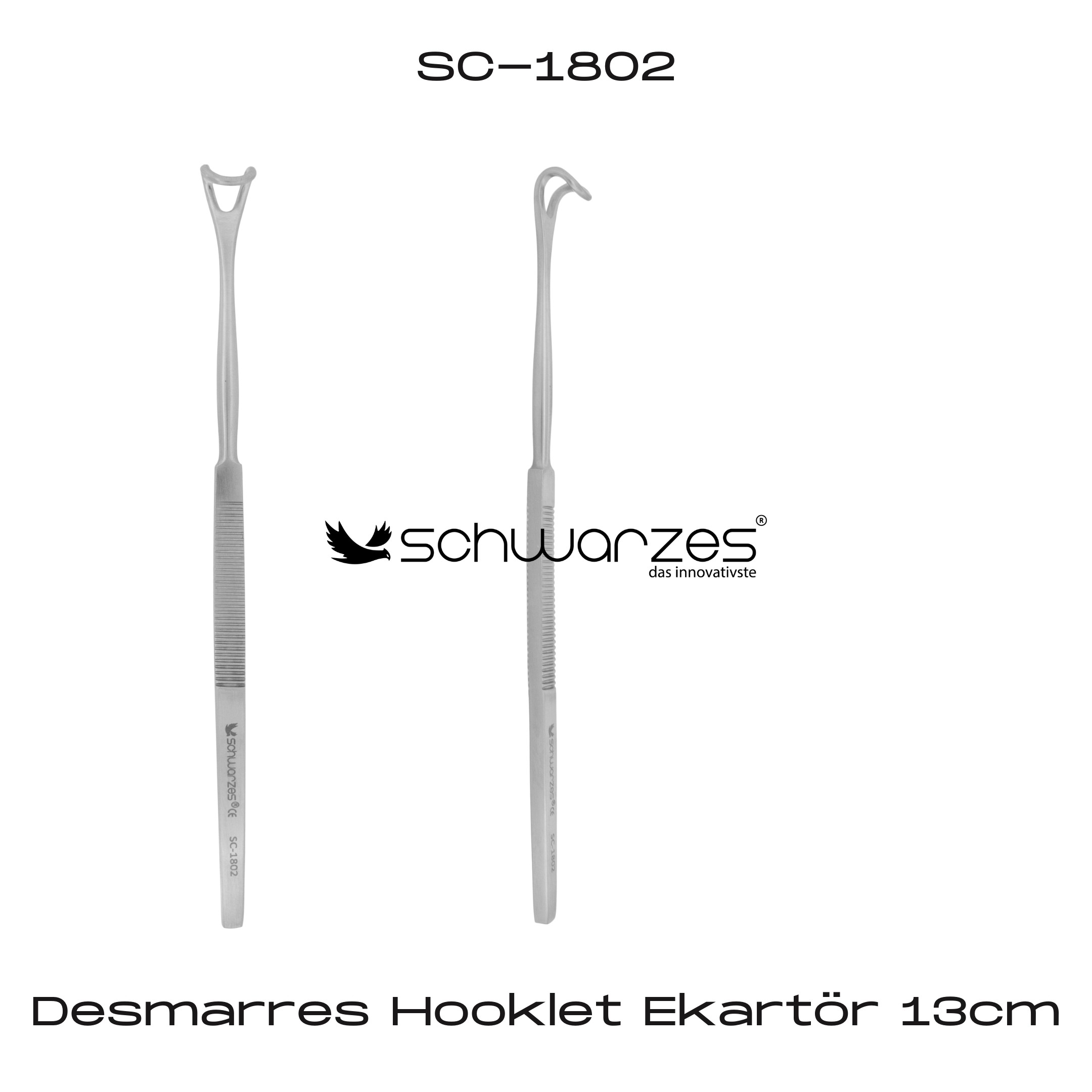 Desmarres Hooklet Ekartör 13cm