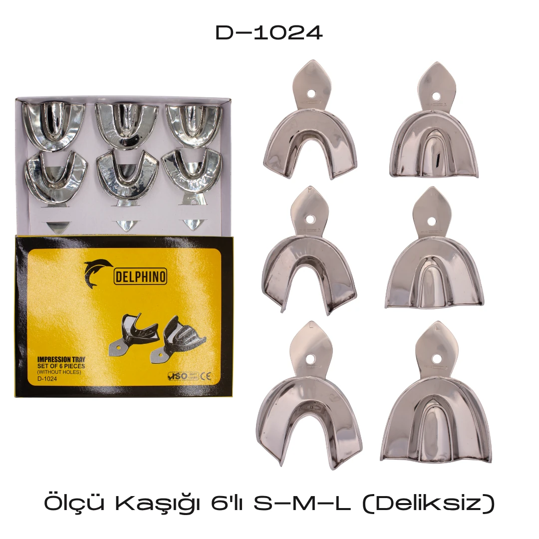 Ölçü Kaşığı 6'lı S-M-L - Deliksiz