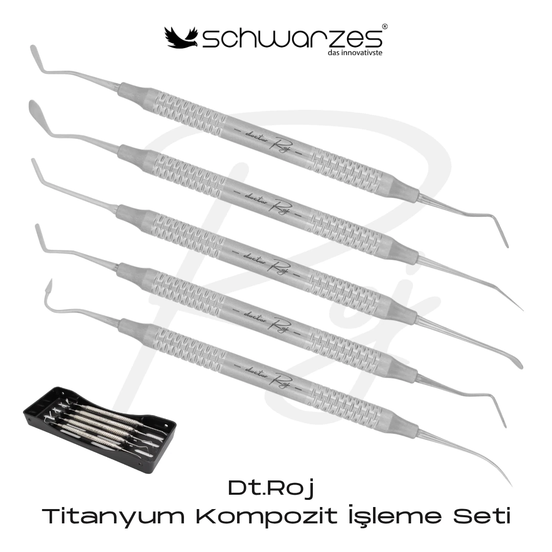 Dt. Roj Titanyum Kompozit İşleme Seti 5li