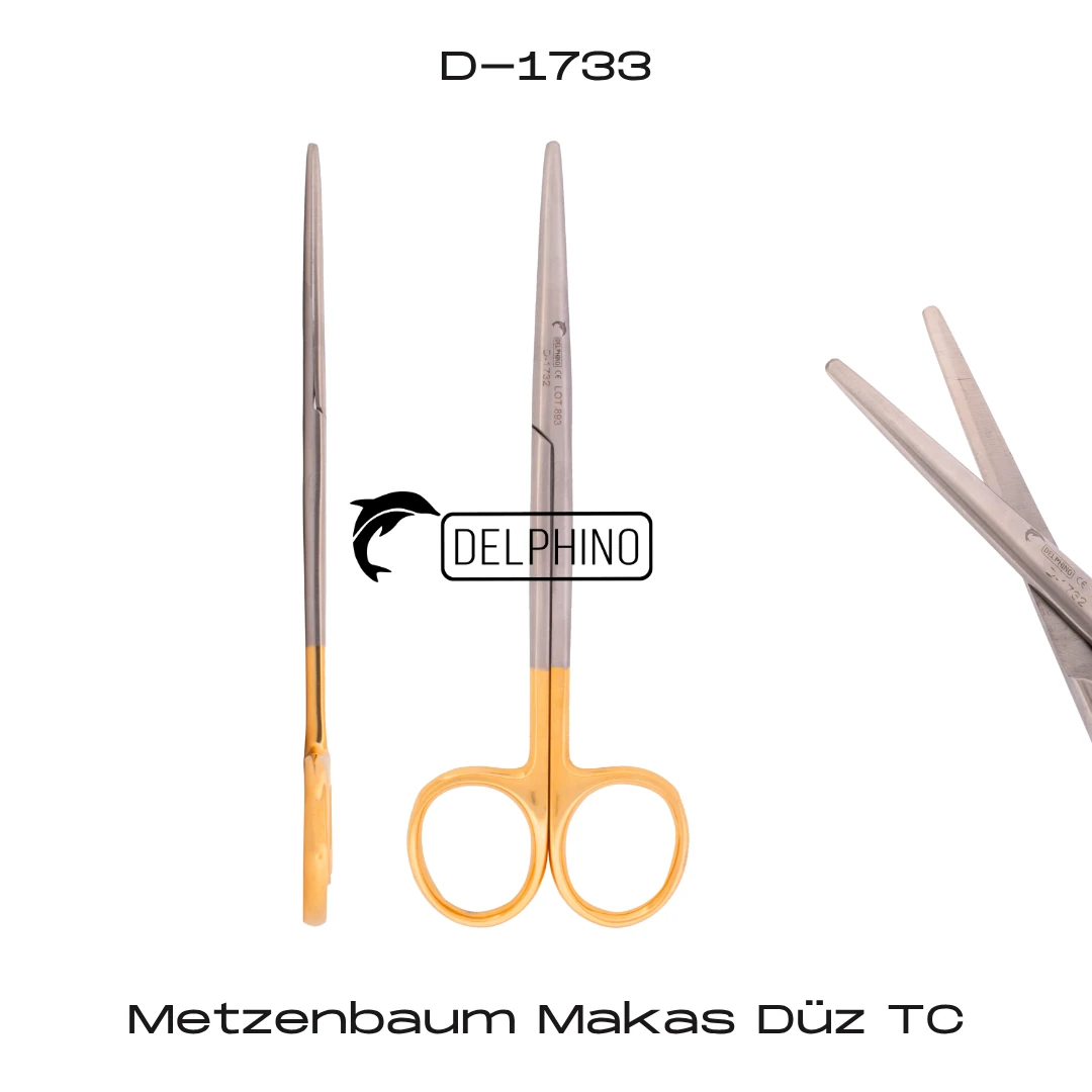 Metzenbaum Makas TC - Düz