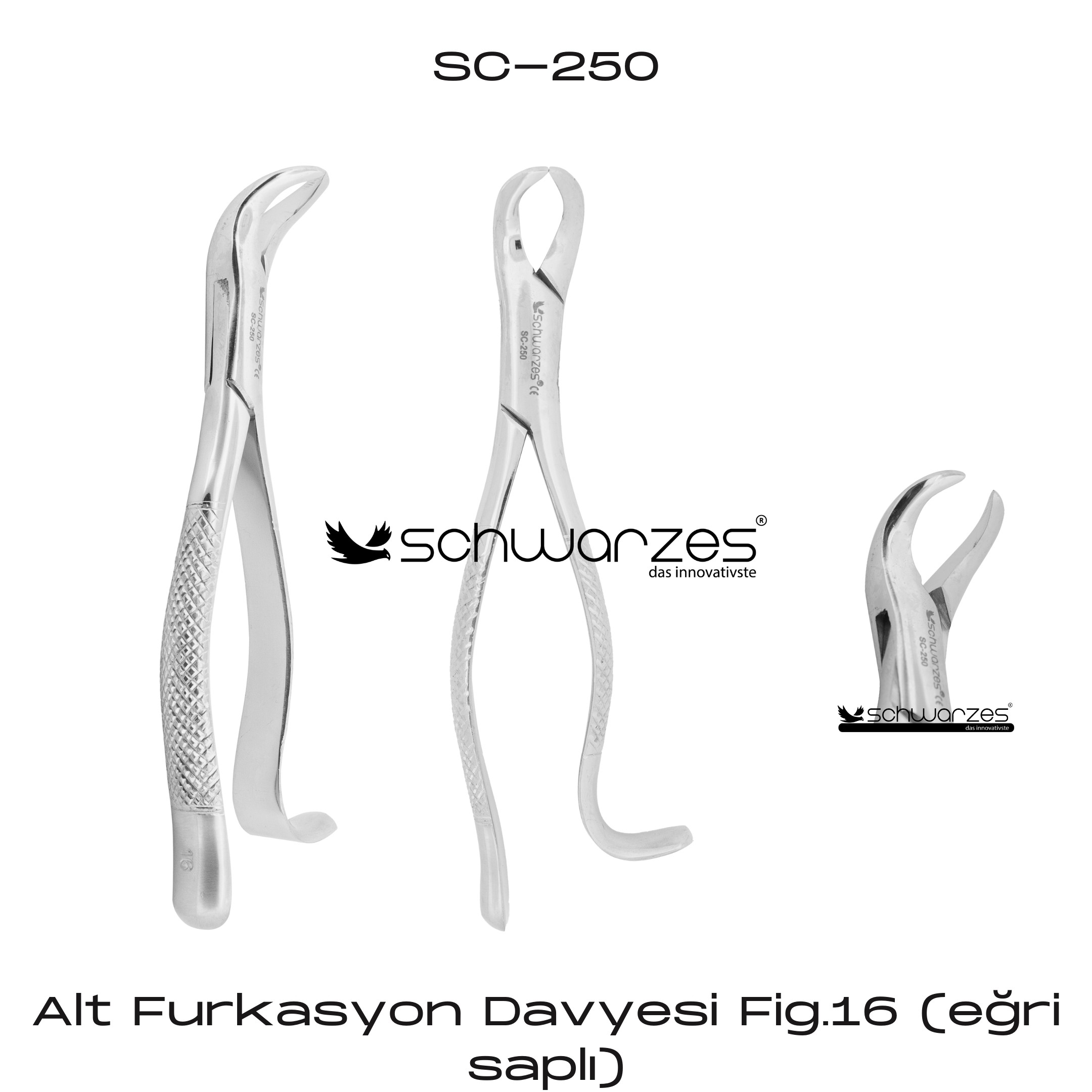 Alt Furkasyon Davyesi Fig.16 (eğri saplı)