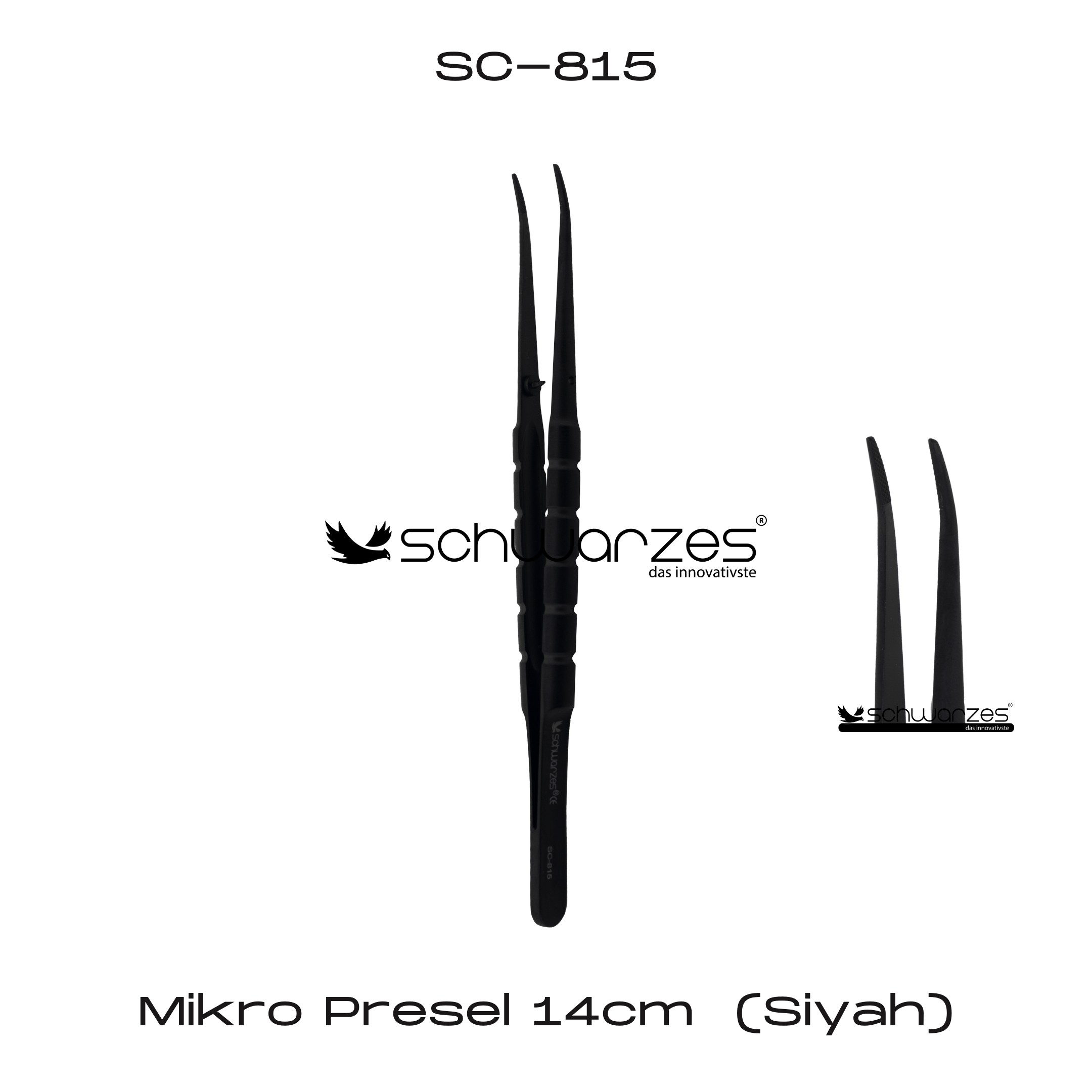 Mikro Presel 14cm  (Siyah)