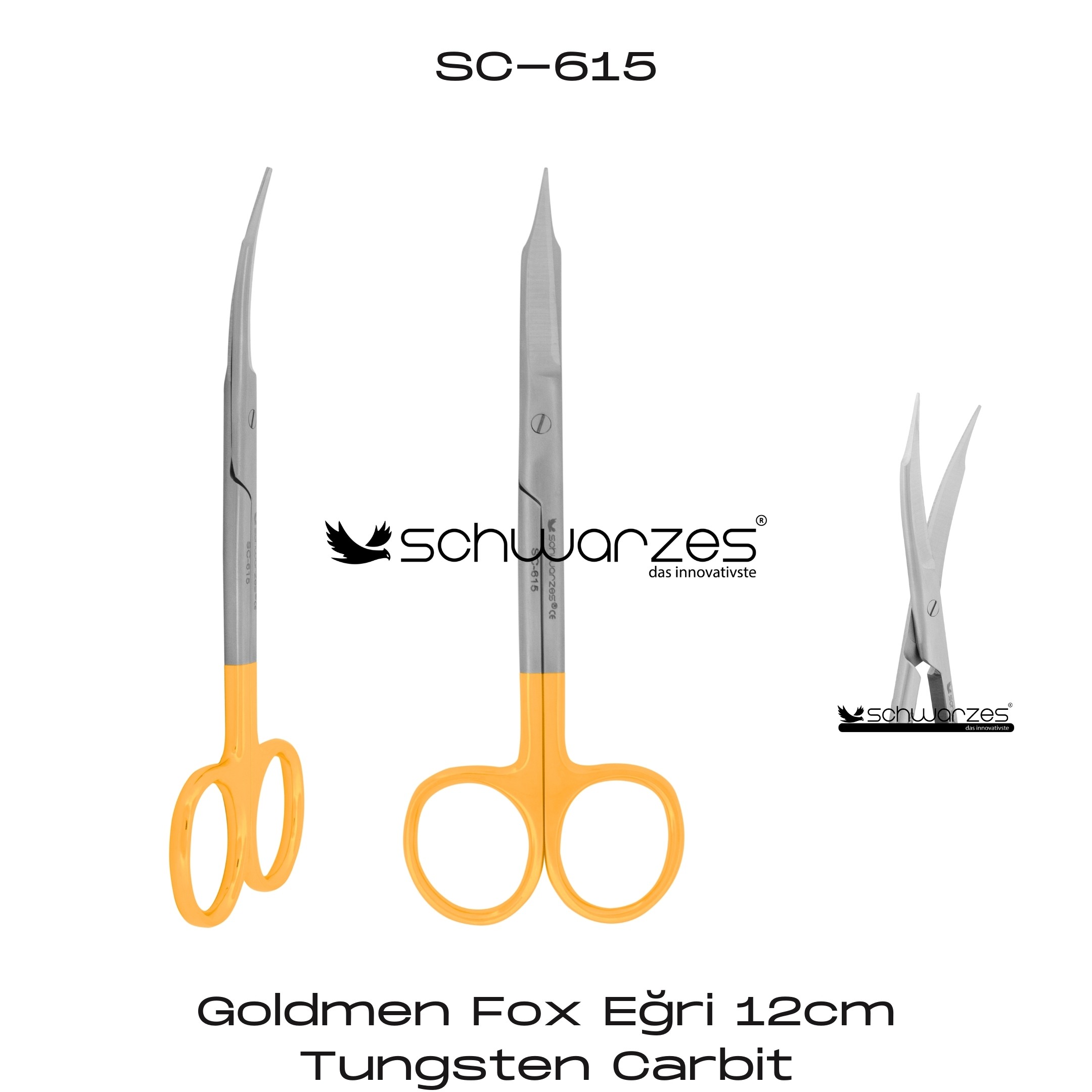 Goldmen Fox Eğri 12cm TC