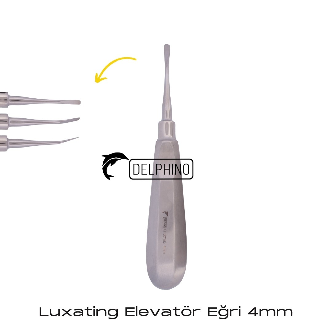 Luxating Elevatör Eğri - 4mm