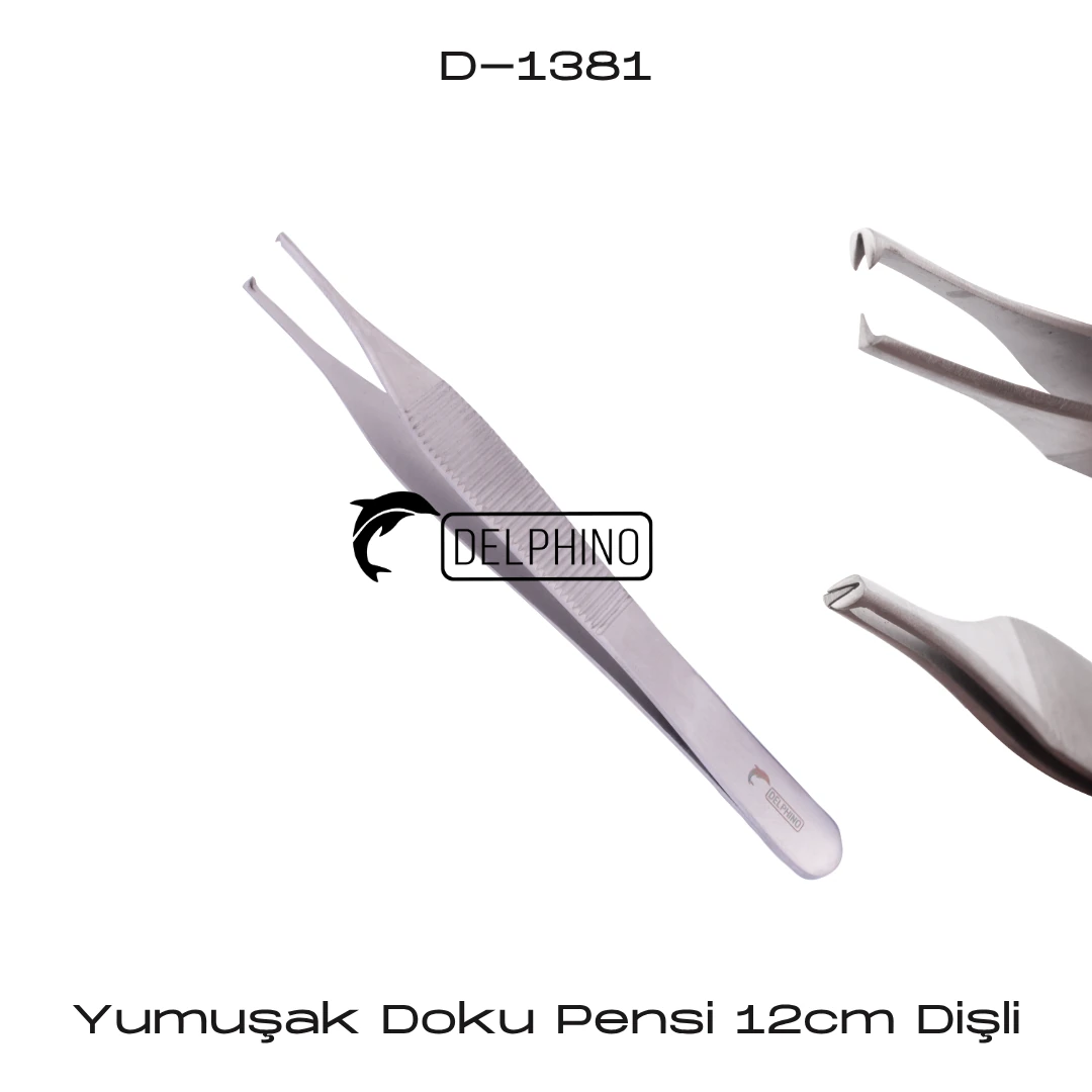 Yumuşak Doku Pensi 12cm - Dişli