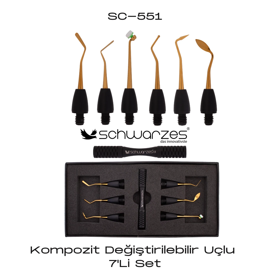 Kompozit İşleme Seti 7li