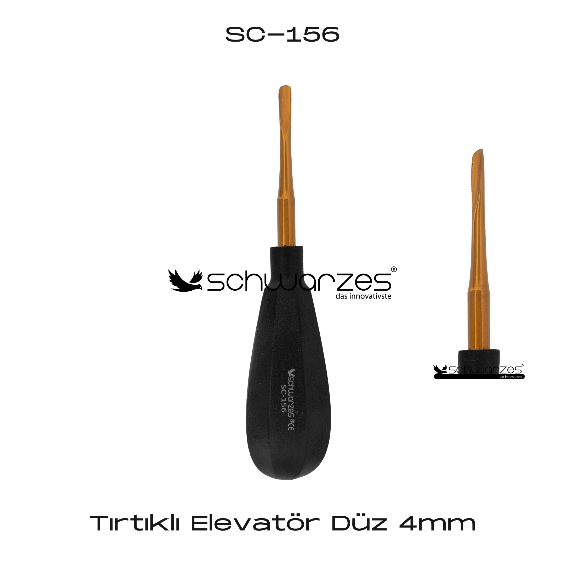 Tırtıklı Elevatör Düz - 4mm