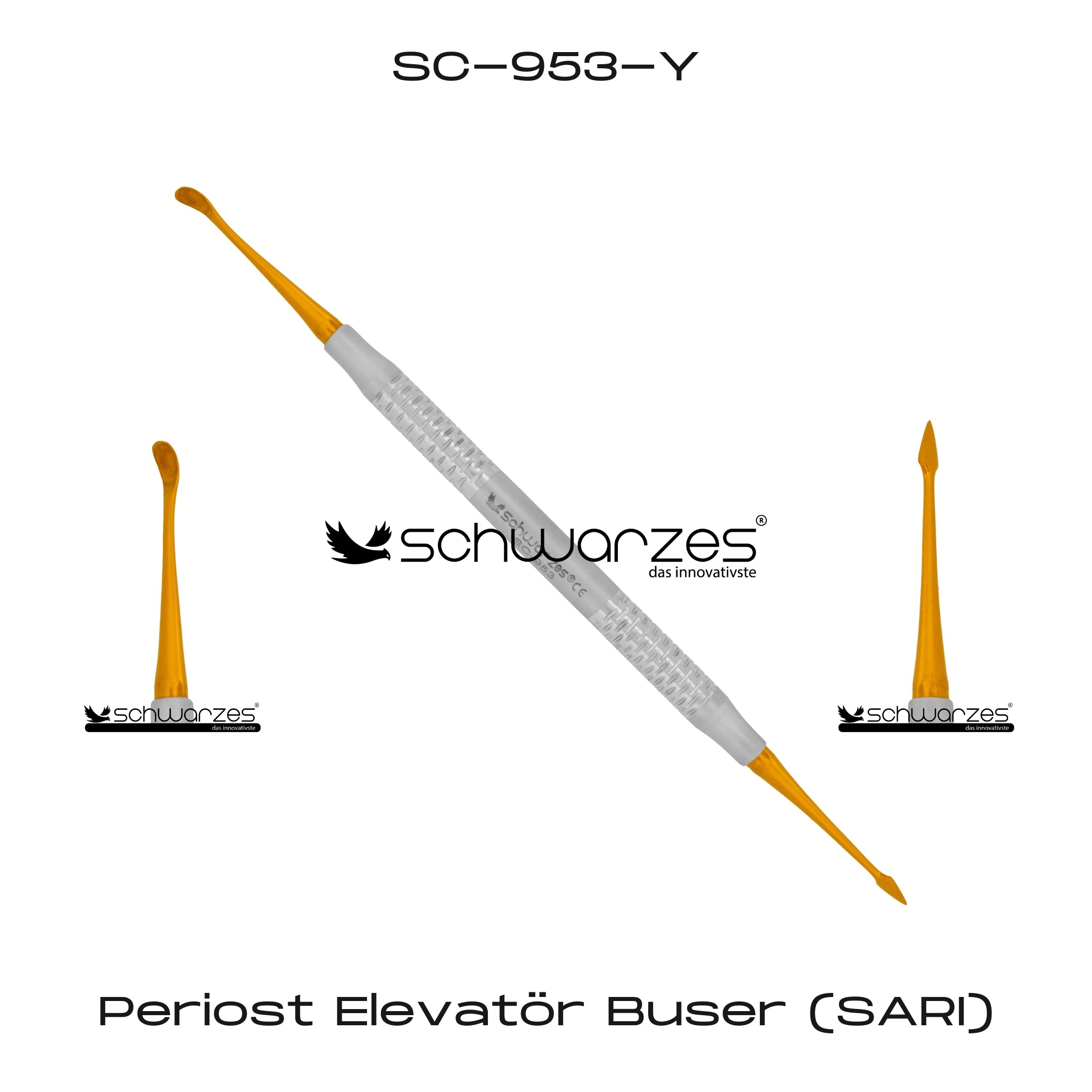 Periost Elevatör Buser (Sarı)