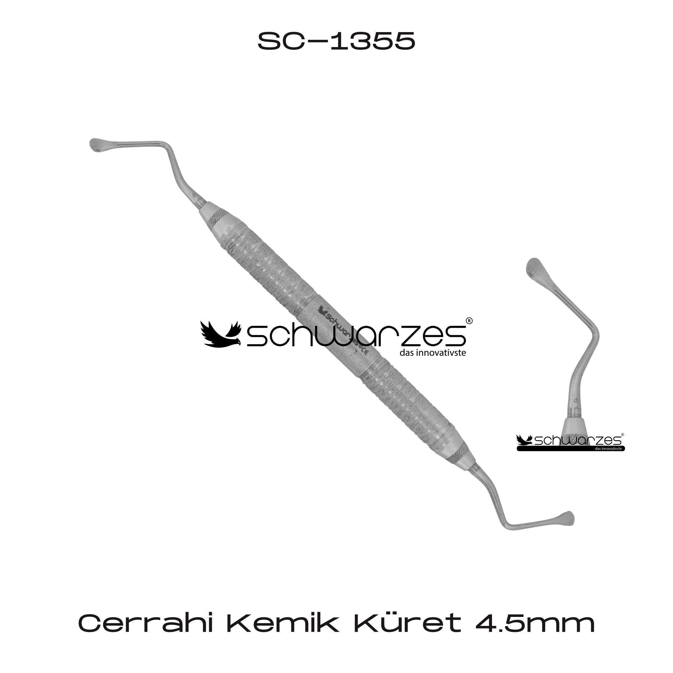 Cerrahi Kemik Küret - 4.5mm