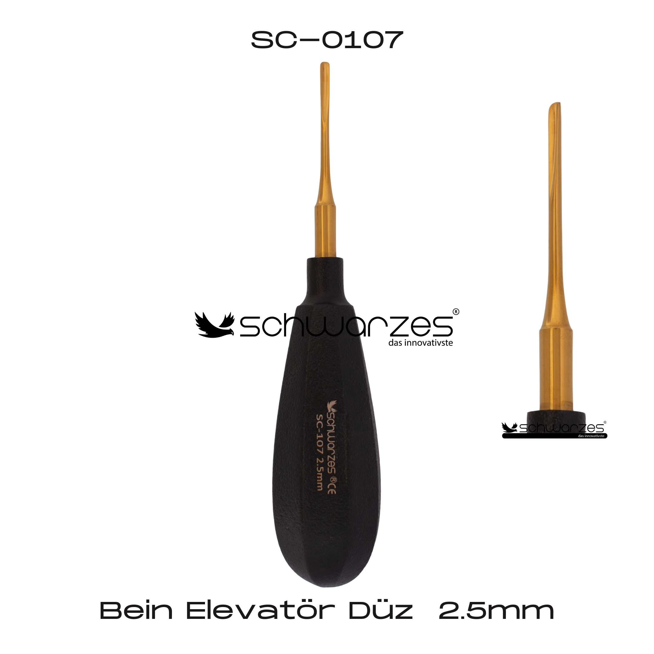 Bein Elevatör Düz - 2.5mm