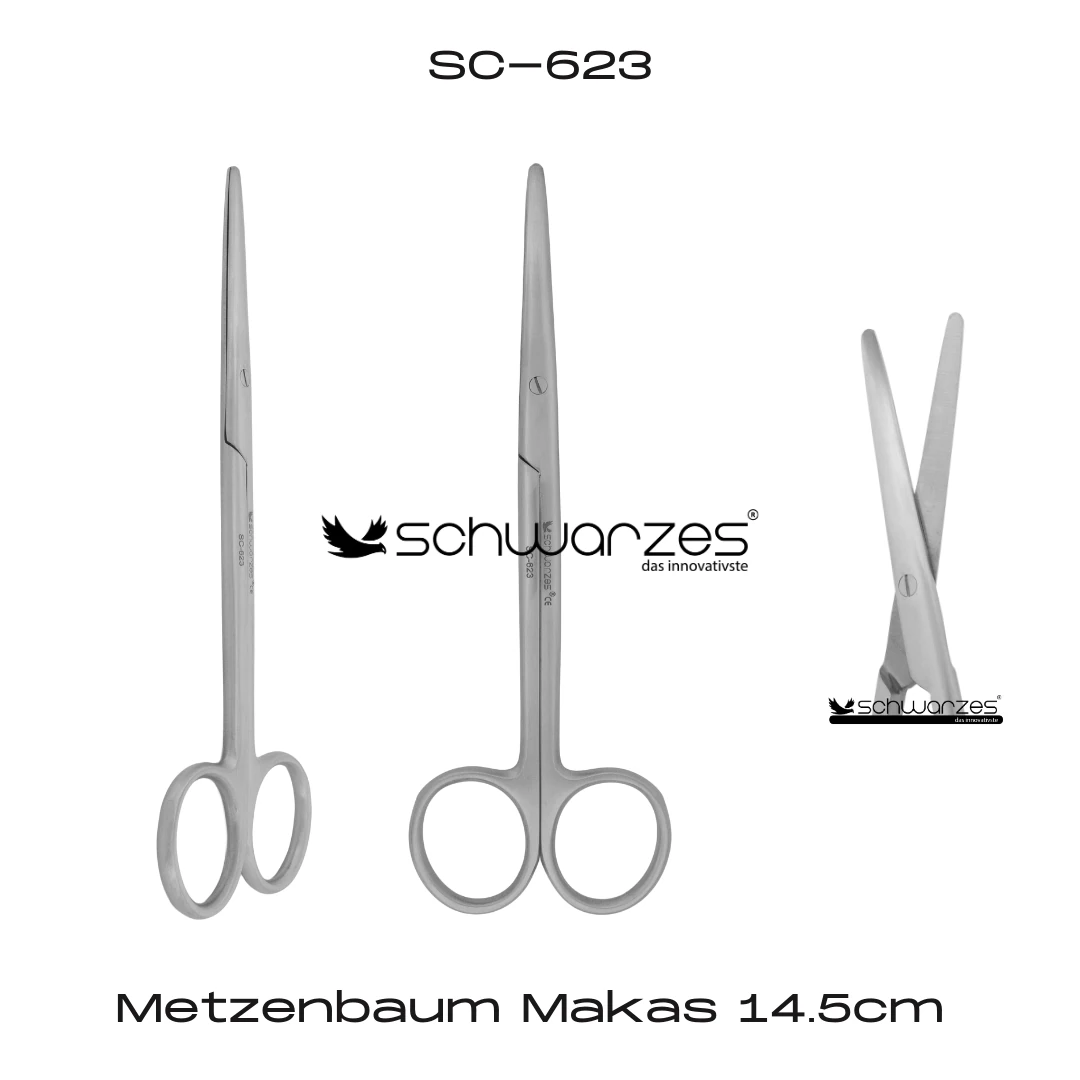 Metzenbaum Makas 14.5cm - Düz