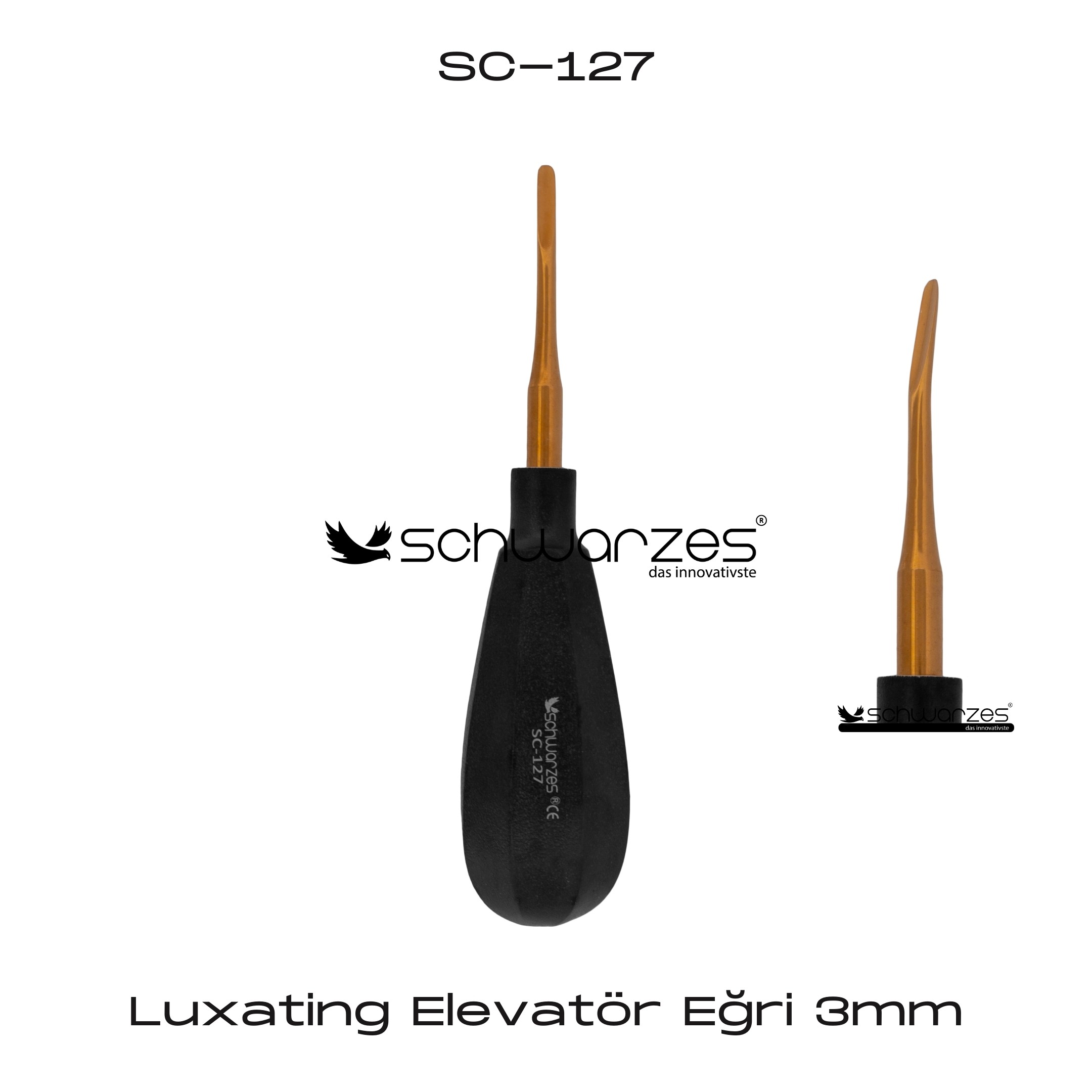 Luxating Elevatör Eğri - 3mm