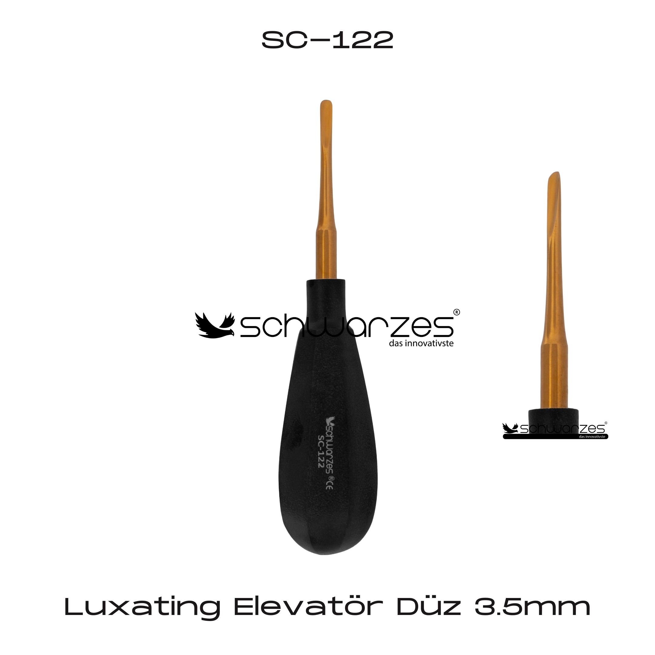 Luxating Elevatör Düz - 3.5mm