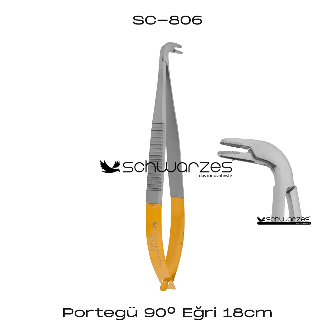 Portegü 90* Eğri - 18cm