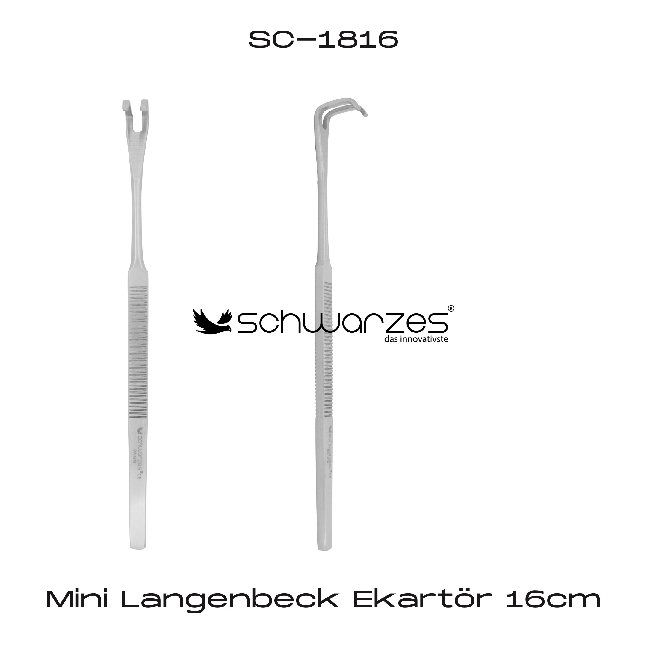 Mini Langenbeck Ekartör 16cm