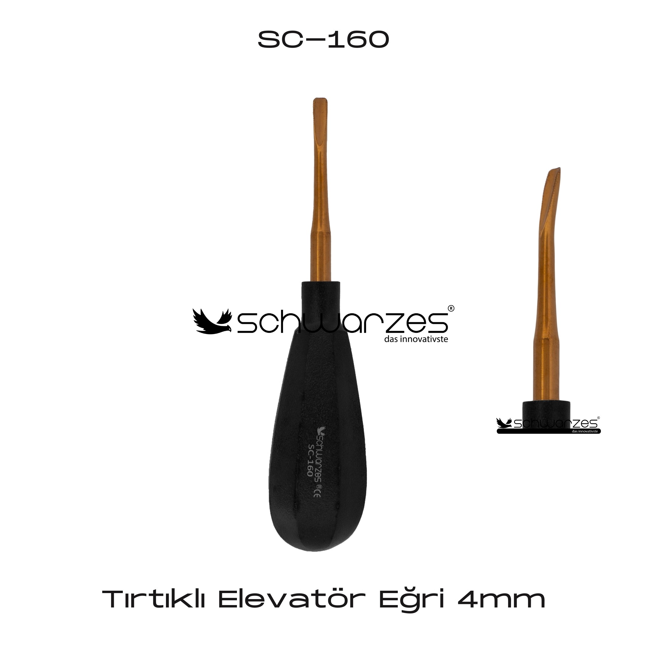 Tırtıklı Elevatör Eğri - 4mm