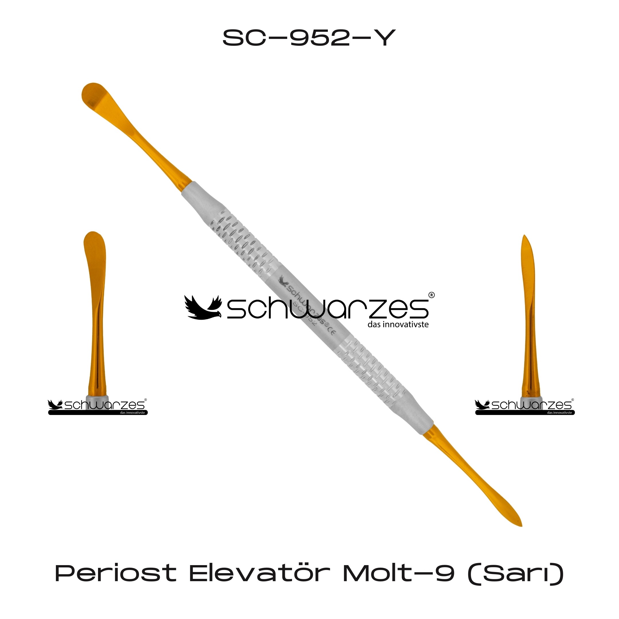 Periost Elevatör Molt-9 (Sarı)