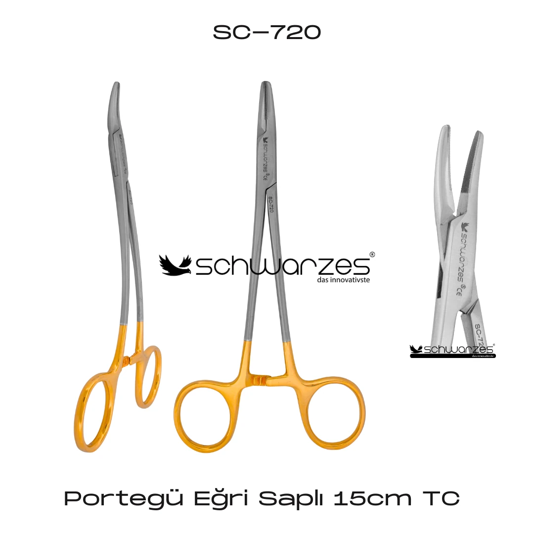 Portegü Eğri Saplı 15cm TC