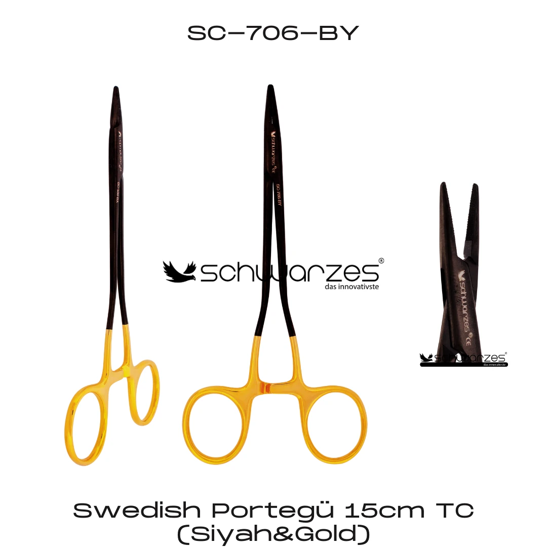 Swedish Portegü 15cm TC - Siyah&Gold
