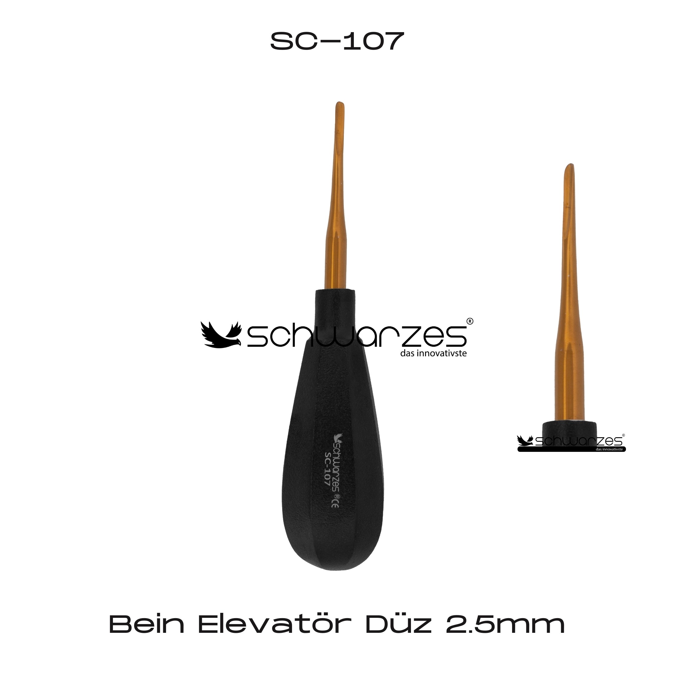 Bein Elevatör Düz - 2.5mm