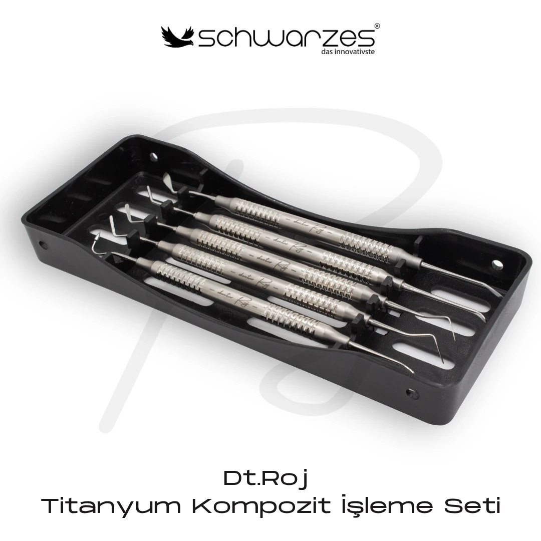 Dt. Roj Titanyum Kompozit İşleme Seti 5li