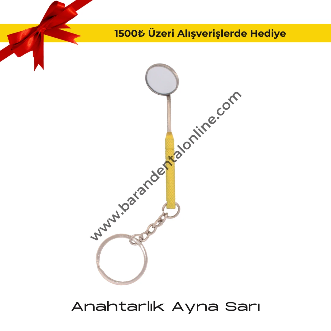 Anahtarlık - Ayna Sarı